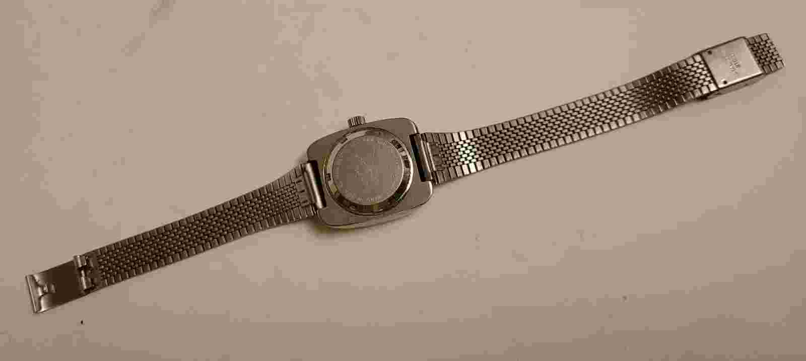Vintage MIREXAL SuperAutomatic 25 Jewel Incabloc Ladies Day/Date Watch 7340