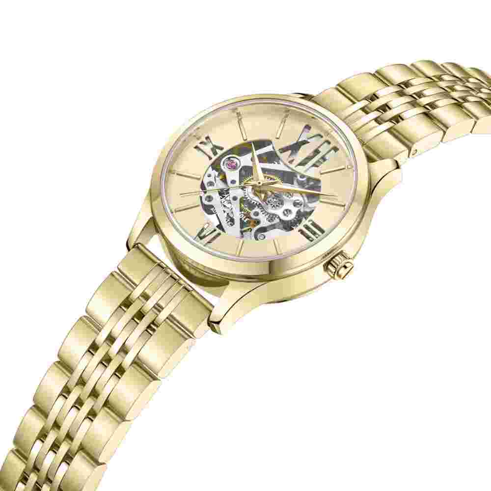 Kenneth Cole Gold Dial With Gold Stainless Steel Men Watch KCWLL2235602