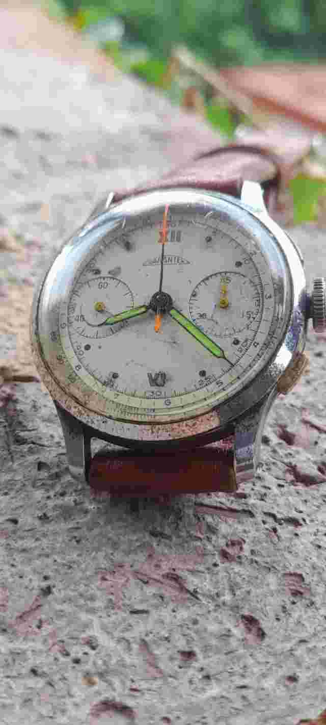 Vintage Garantex Chronograph Landeron 51 - Stainless Steel Case