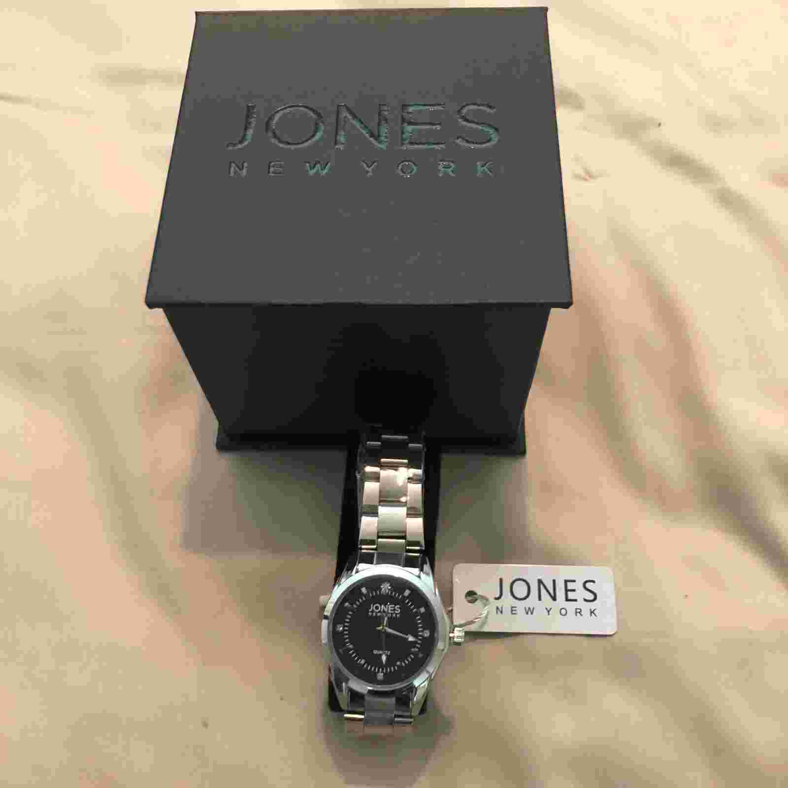 Women's ANNA Watch Jones New York Silver Stainless Steel
