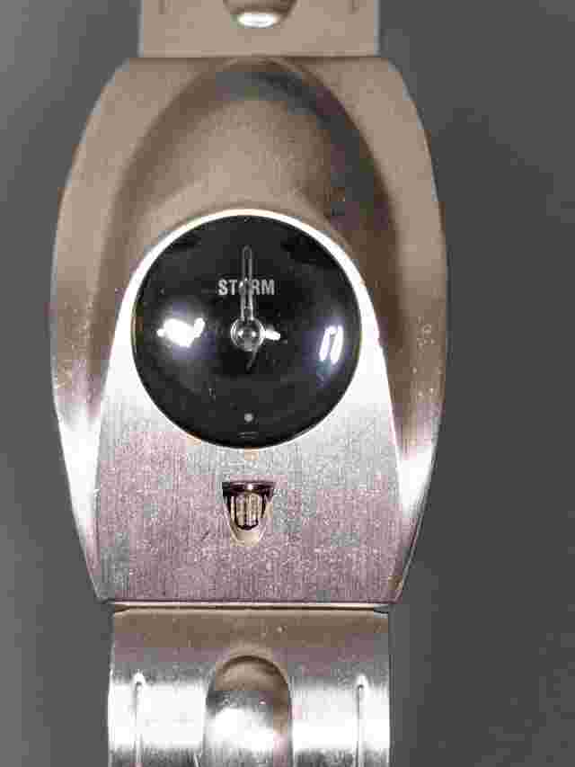 Storm Enterprise Gray Round Bubble Dial Silver Tone Retro Modernist Watch 7 in