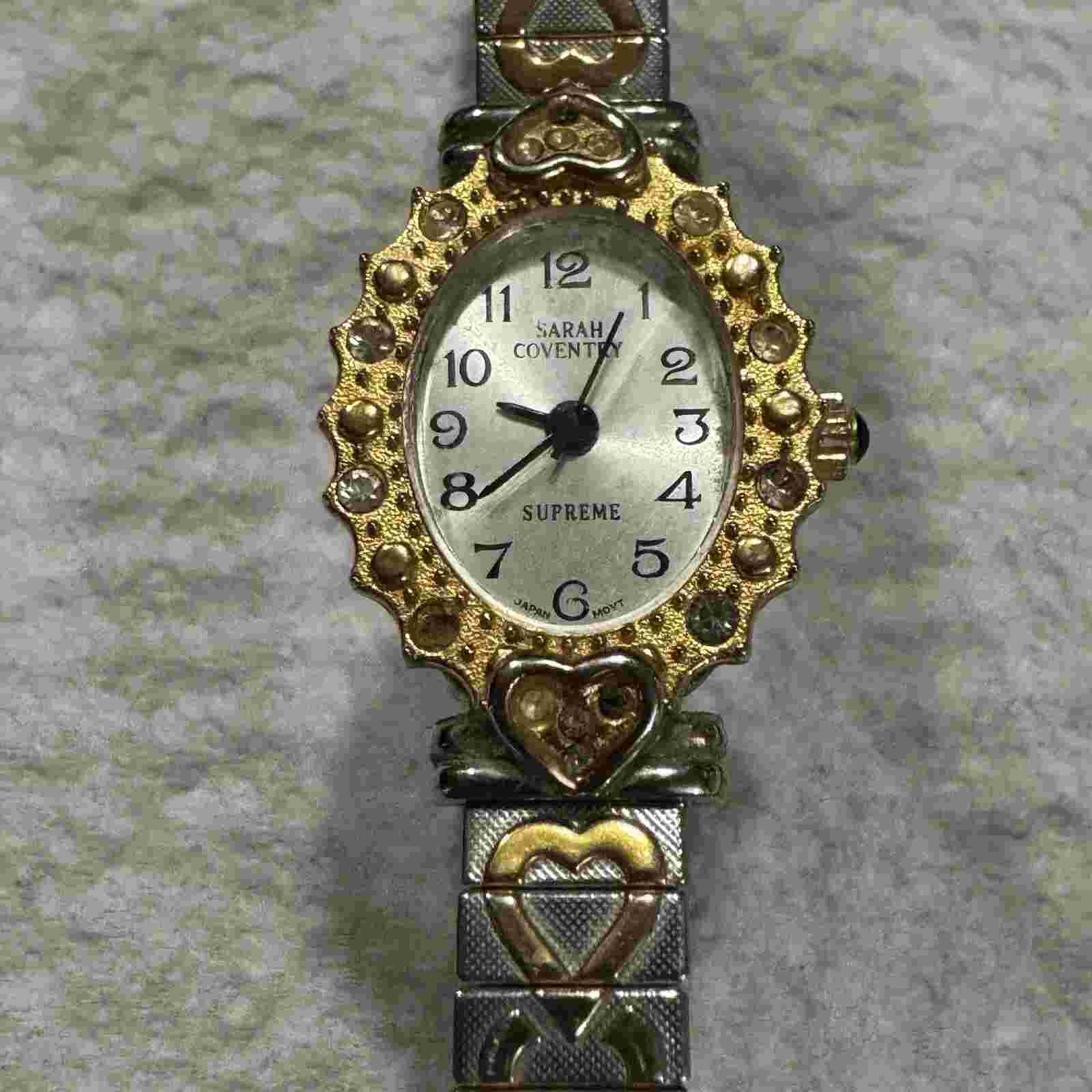 Sarah Coventry Watches Lot Of 2 Womens Watches Read!!!!