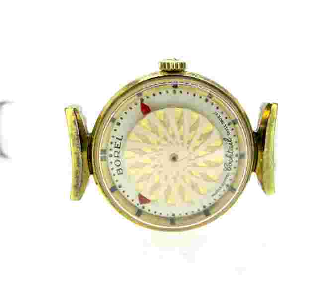 Ernest Borel White Kaleidoscope Cocktail Watch 60's Vintage Swiss Made 25mm