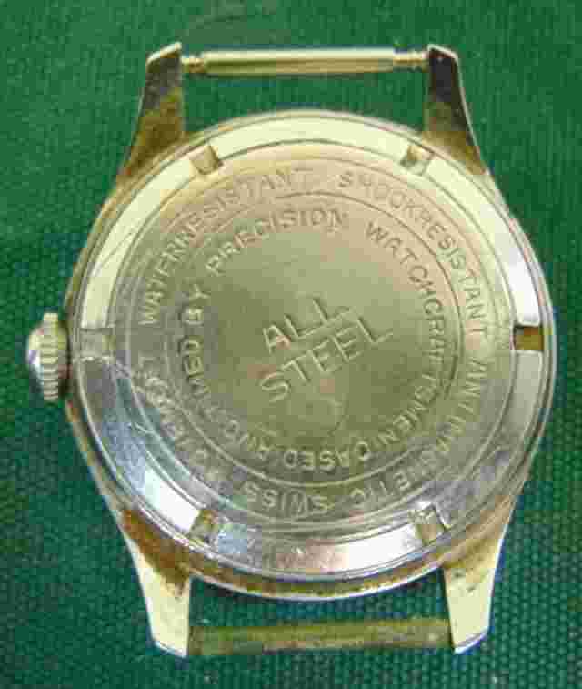 Sellita Incabloc 17 Jewel Mechanical Wristwatch Swiss Movement Stainless Running