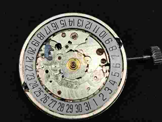 WESTERN AUTOMATIC MOVEMENT CAL NO.ETA-2878 DATE ON-6 CROWN AT-3 OCLOCK B-619