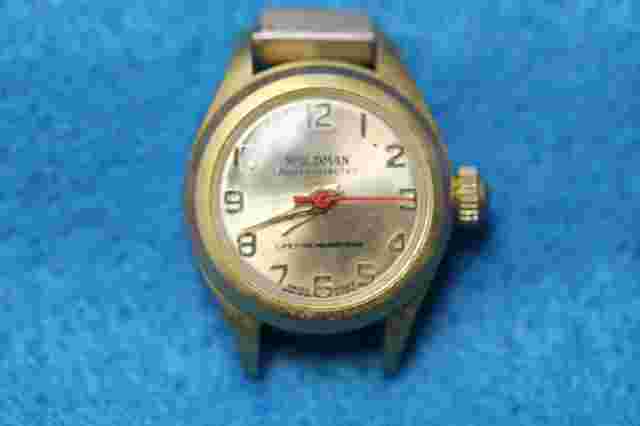 WOLDMAN / CLARO Swiss 1 Jewel Mechanical Watch Movement In Case