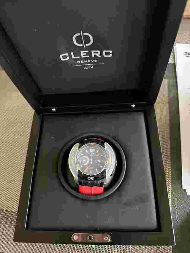 CLERC HYDROSCAPH CENTRAL CHRONOGRAPH CHY-5 All BOXES/PAPERS PREOWNED. 75 OFF