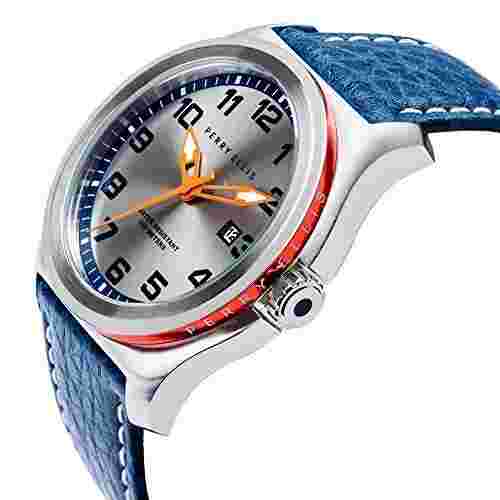 [Perry Ellis] Watch MEMPHIS Quartz 44mm 04004-01 Men's Blue