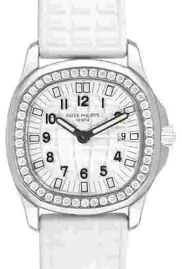 Patek Philippe Aquanaut White Women's Watch - 4961A