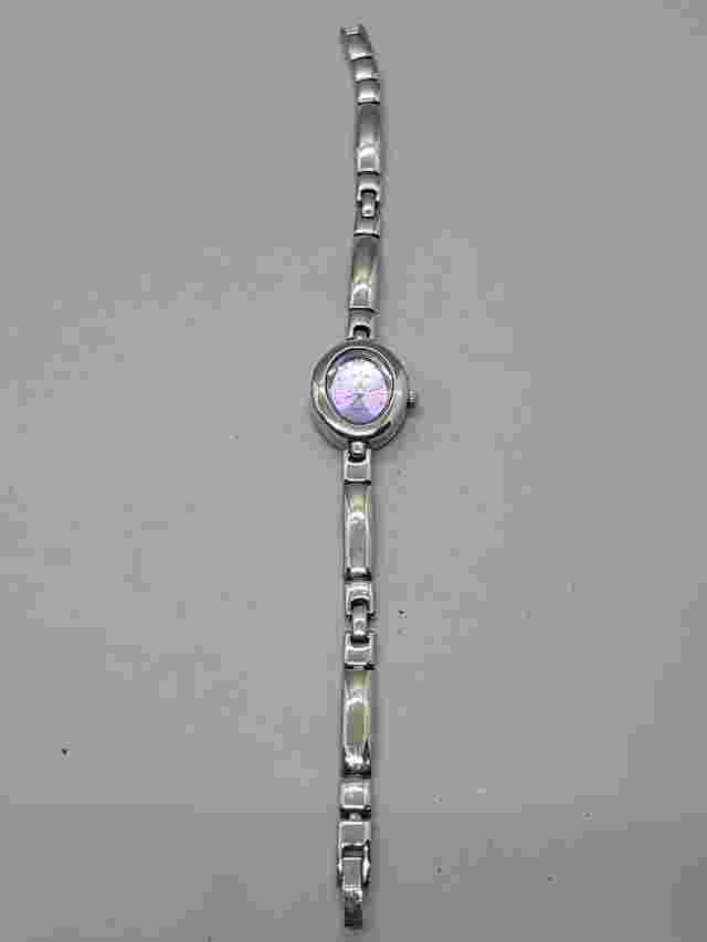 Ladies Zeon Quartz Watch Purple Face Working D21576