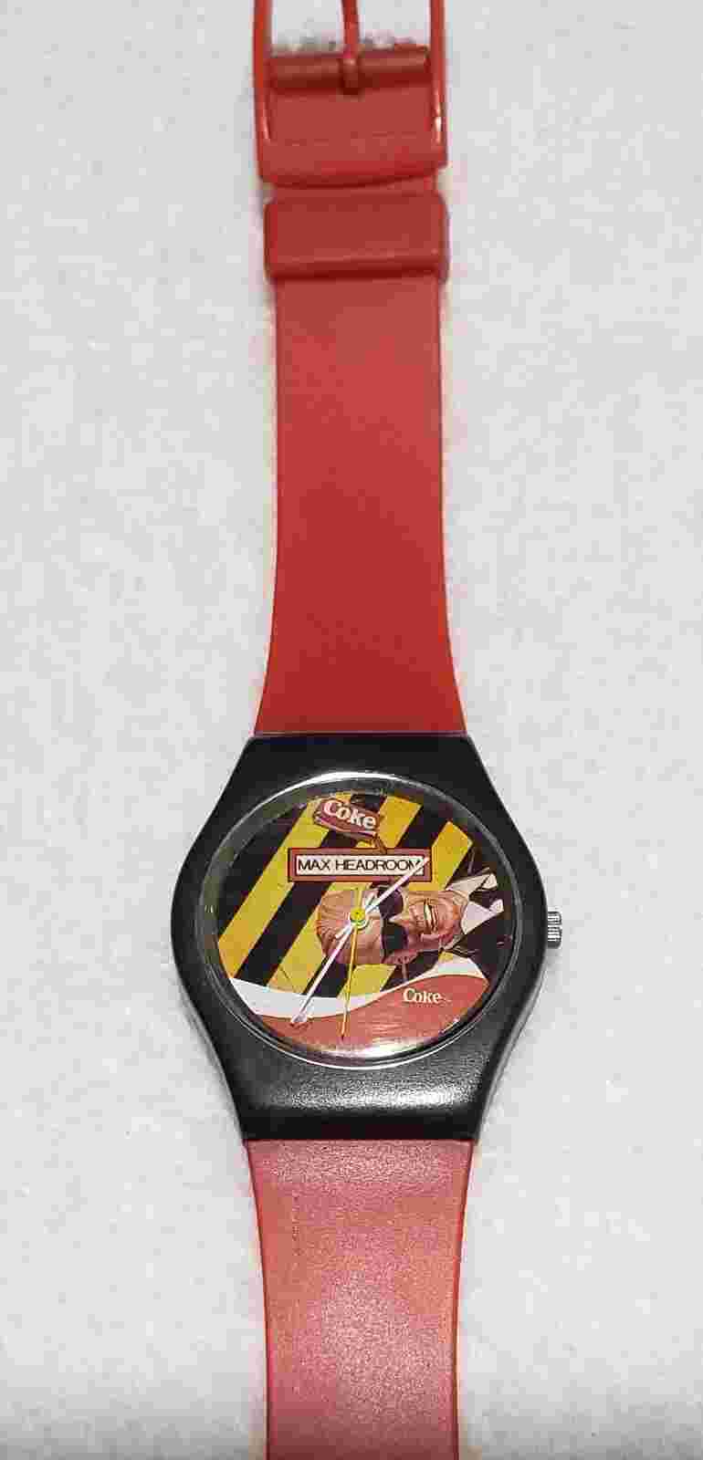 Max Headroom Coke Advertising Character Watch Working (Release 1985)