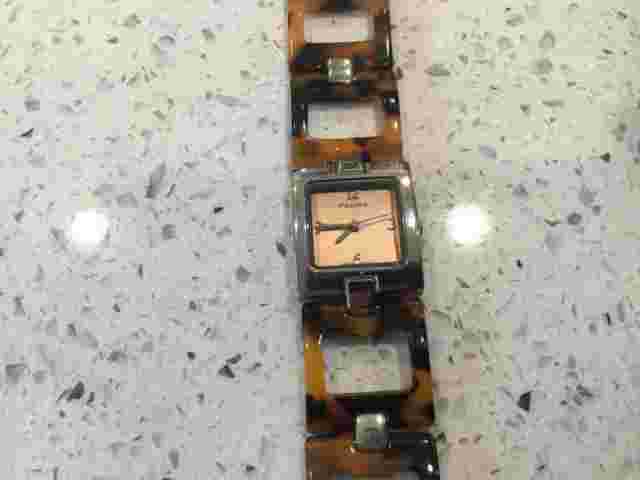 PEDRE Vintage Women’s Tortoise Shell Watch 6.5” L + 1” Ext. Piece Needs Battery