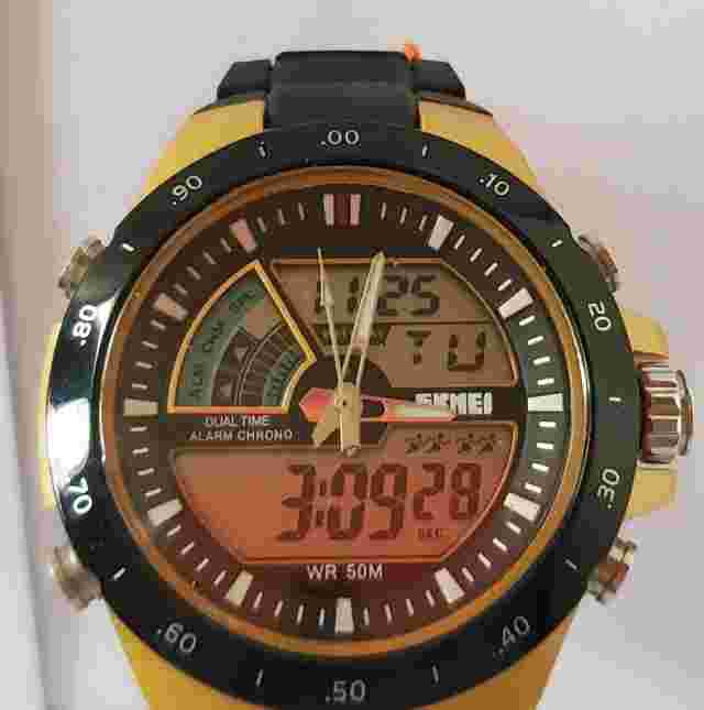 Brand New Skemi 1016 Mens Dual Time Digital And Analogue Sports Watch