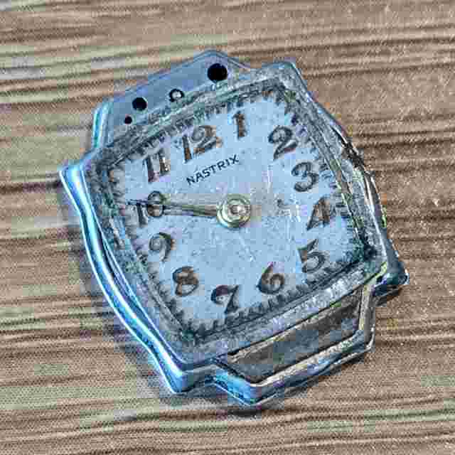 Vintage Nastrix 15 Jewels Pinstripe Swiss NCD Watch Movement WP2