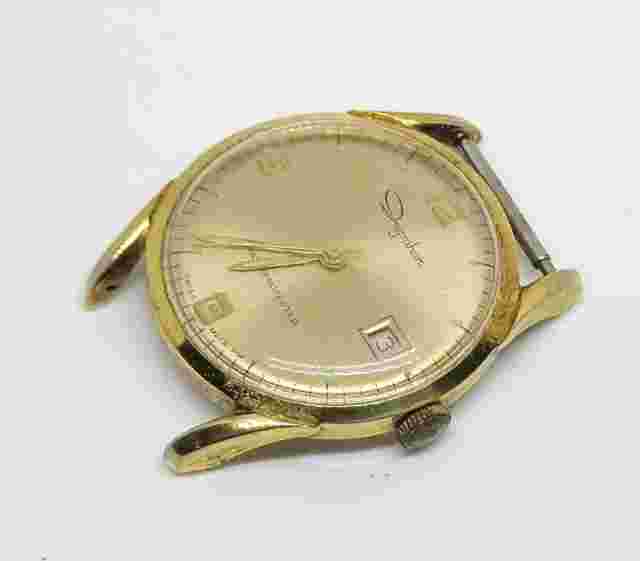 Vintage Ingraham Swiss 1J Mechanical Wrist Watch Runs
