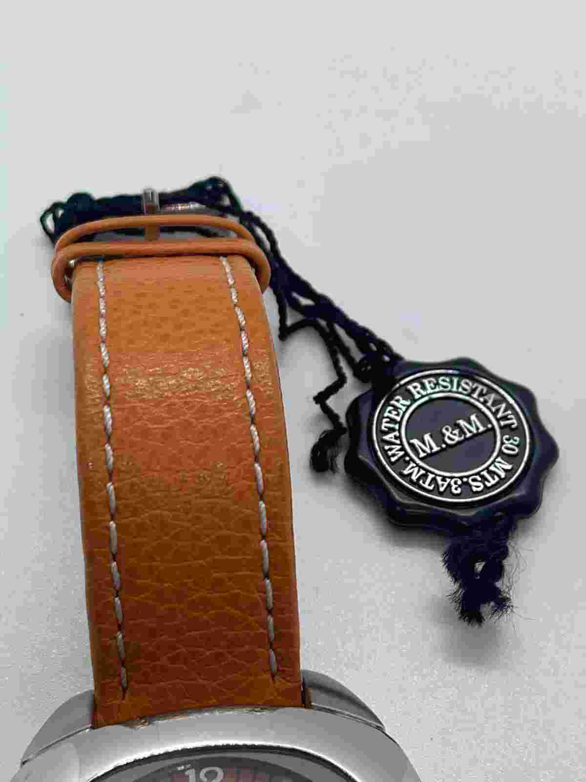 Watch M&M Primo Emporio Movement Automatic Make Miyota 8215 Man Woman Orange New