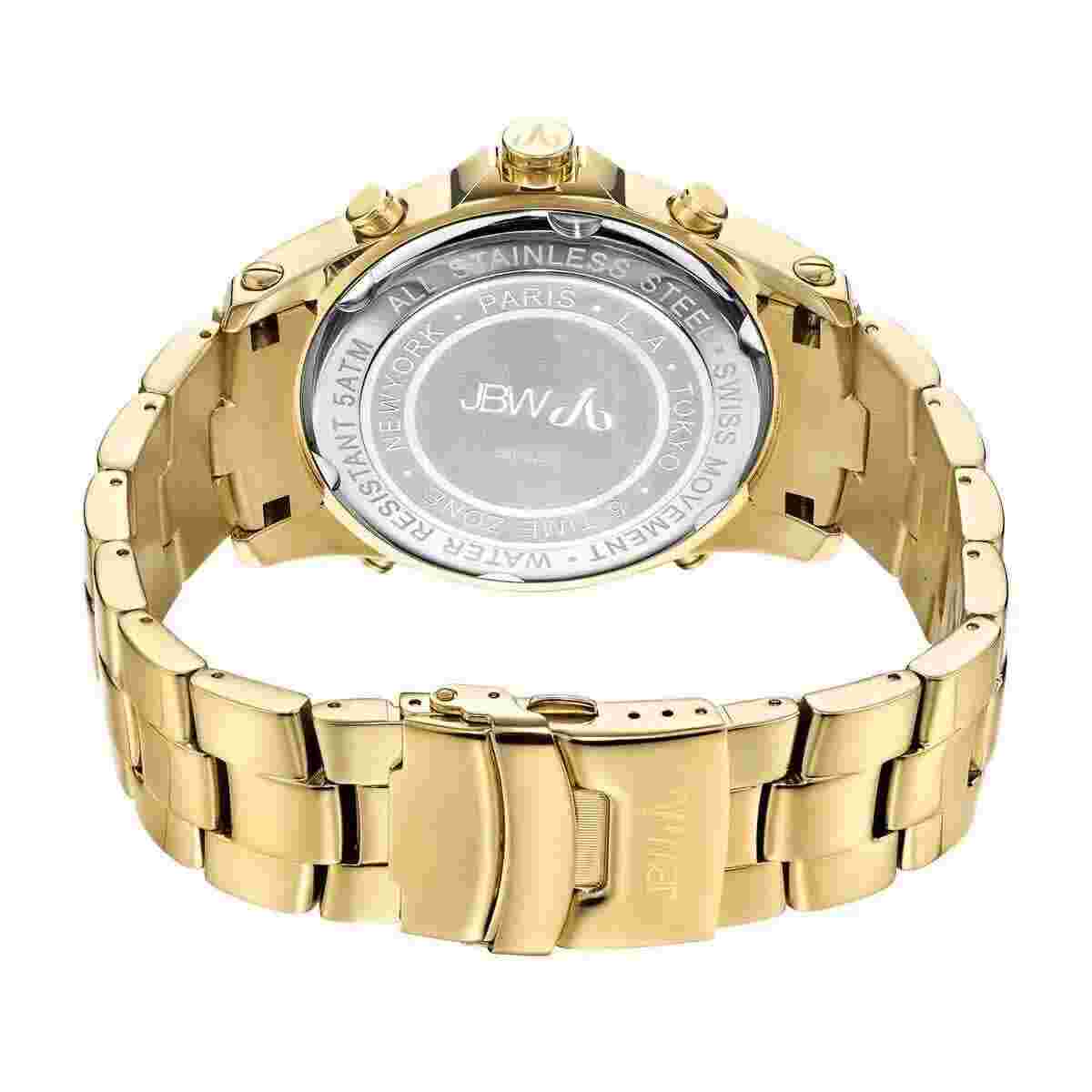JBW Men's Luxury Jet Setter 2.34 ctw 500 Diamonds Watch JB-6213-A