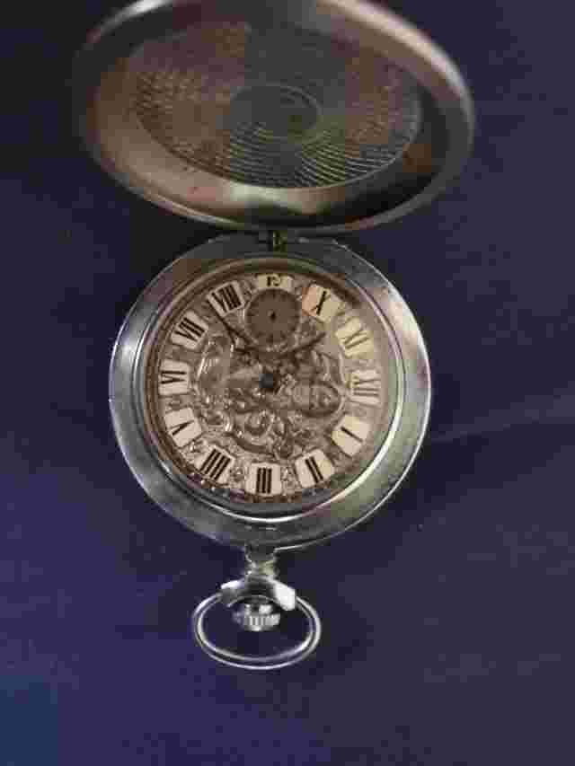 Pocket watch Molnija. Vintage men's watch. Watch USSR. Soviet watch. Mens...