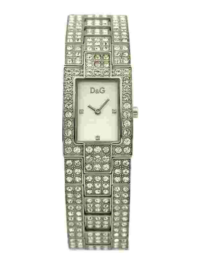 D&G Dolce &  Gabbana 3719251024 Est Chic Ladies Stones Crystals Bracelet Watch