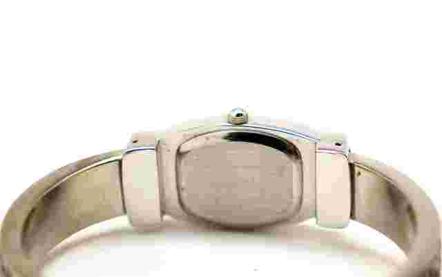 MZ Berger Silver Tone Cuff Bracelet Women's Watch NEEDS Battery