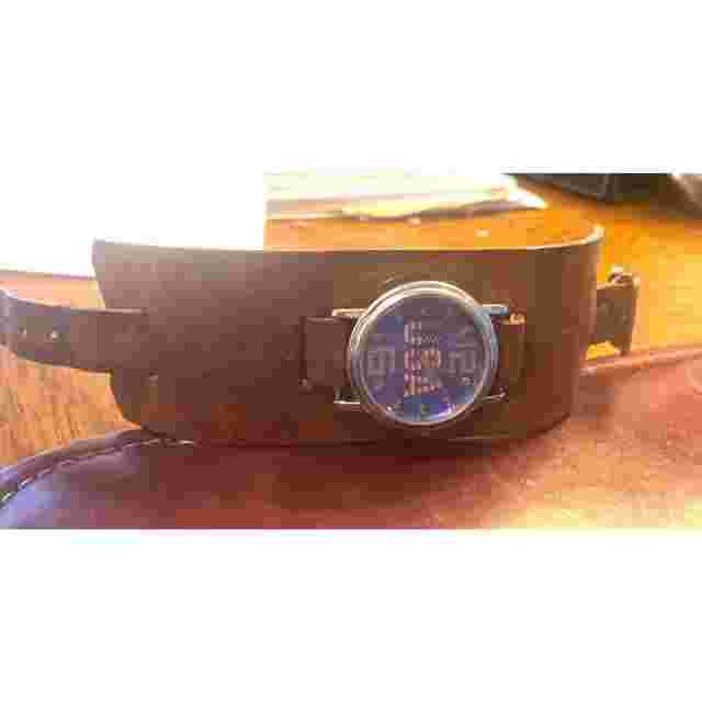 VTG Unisex 34mm Valdawn Watch, Silver Tone with USA Print Face, Crystal Accents