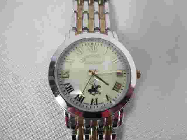 BEVERLY HILLS POLO CLUB  MENS WRIST WATCH TWO TONE