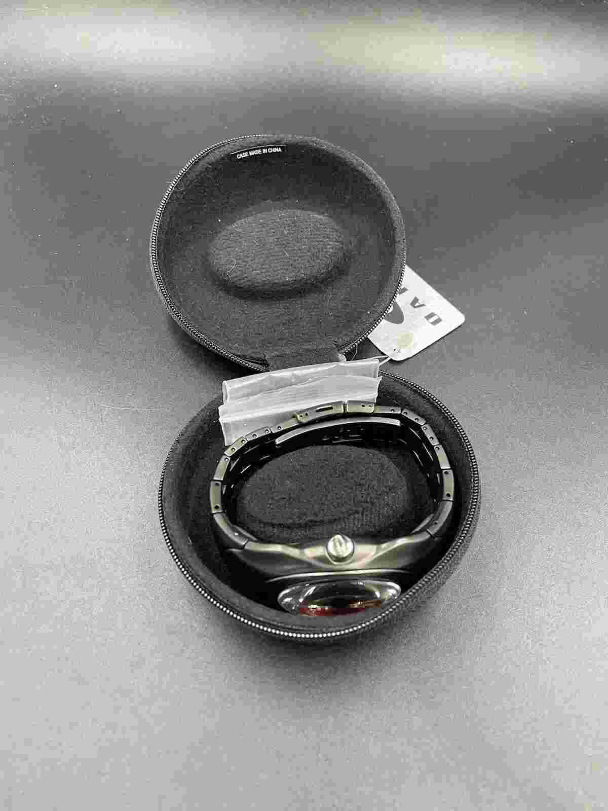 Oakley PVD Timebomb Stealth W/Cannon Red Dial Titanium Watch