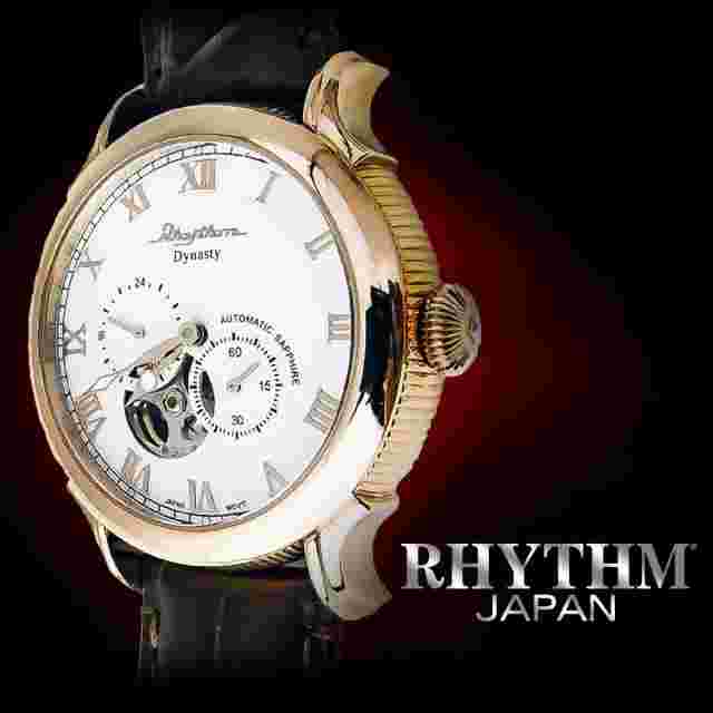 Rhythm A1509L03 Automatic Men's Wrist Watch 44x52mm Case Sapphire Crystal Lens