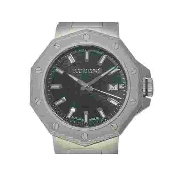Roberto Cavalli by Franck Muller RV1G038M0071 Quartz 43mm Black Dial Men's Watch