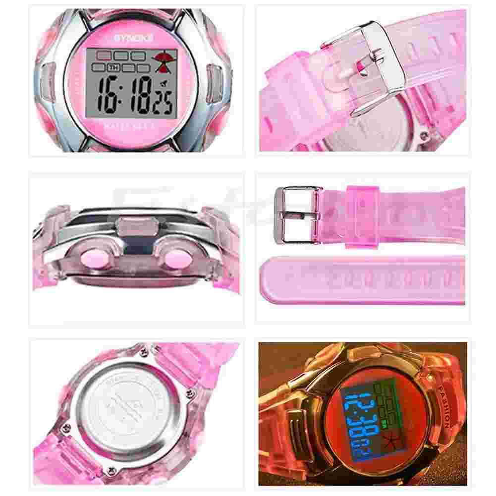 Waterproof Multifunction Sport Electronic Digital Watch For Child Boy Girl US