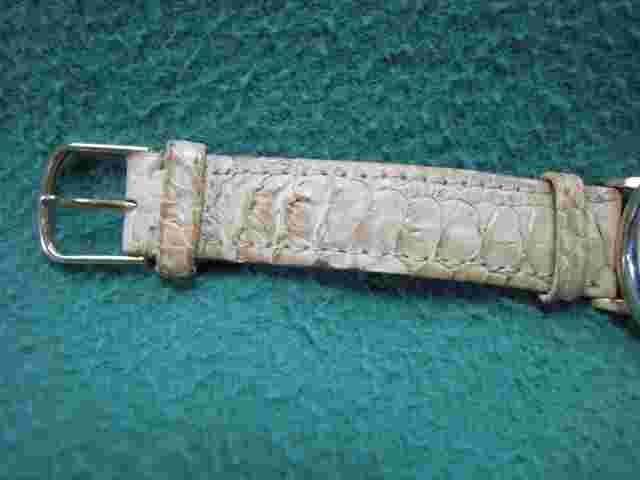 1990 KELLOG'S RICE KRISPIES  Watch  W/ Leather Watch Band  Needs Battery