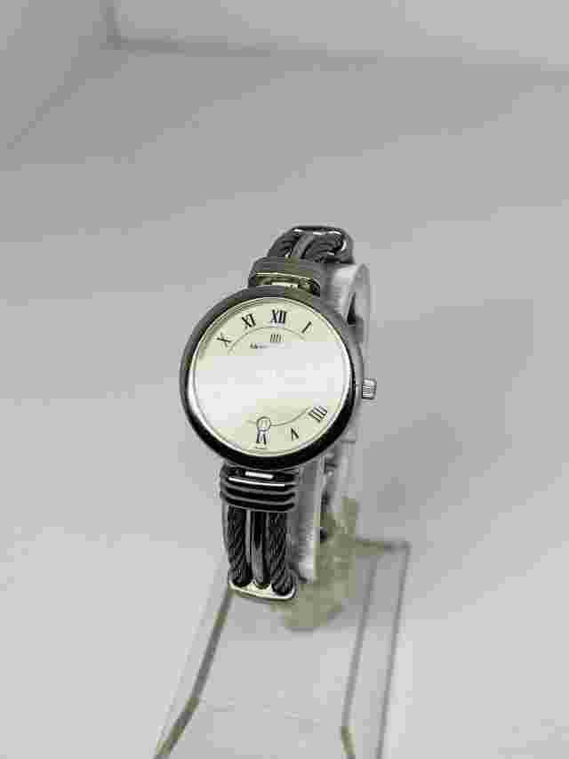 MICHEL HERBELIN Paris Stainless Steel Cable Watch Swiss Movt France Made 16820
