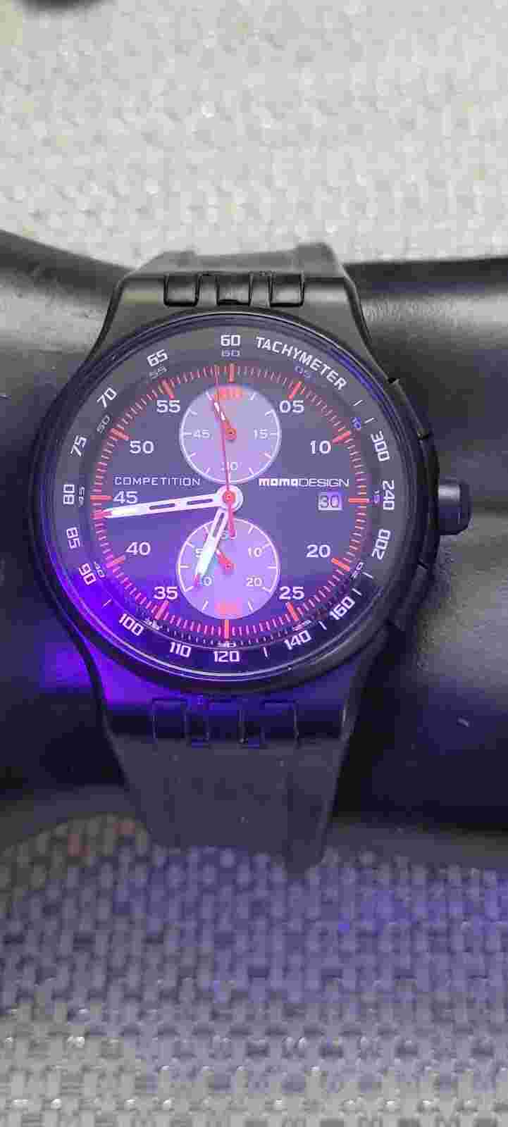 Vintage Momo Design Competition 43mm Chronograph Quartz Men's Watch