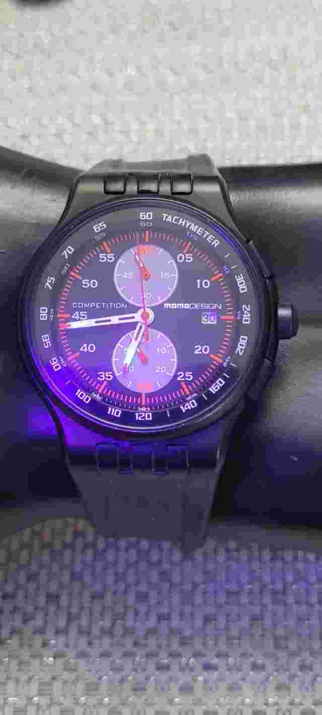 Vintage Momo Design Competition 43mm Chronograph Quartz Men's Watch