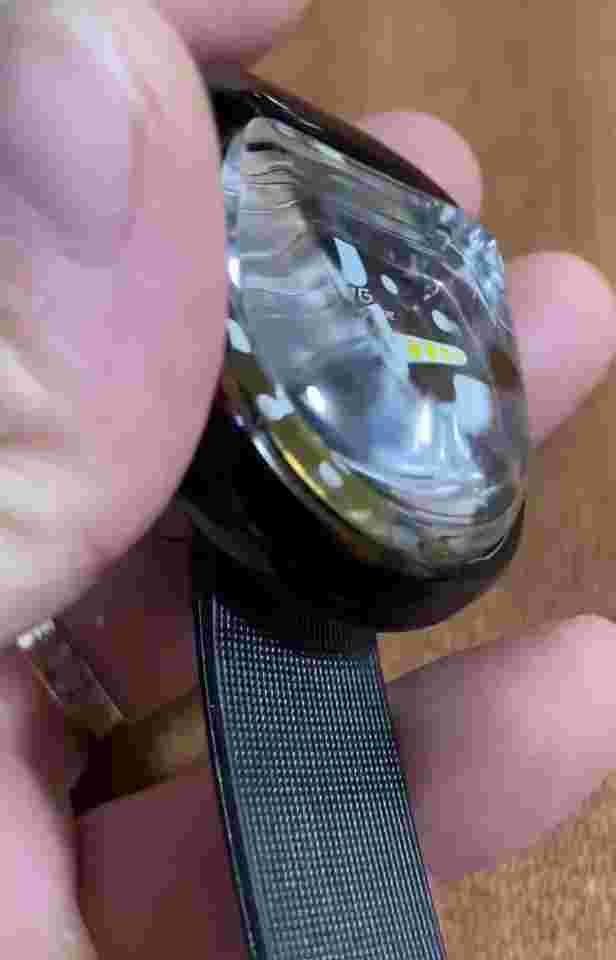 vintage Rare JAQUET GIRARD GENEVE Futuristic Special Design Acrylic Skeleton