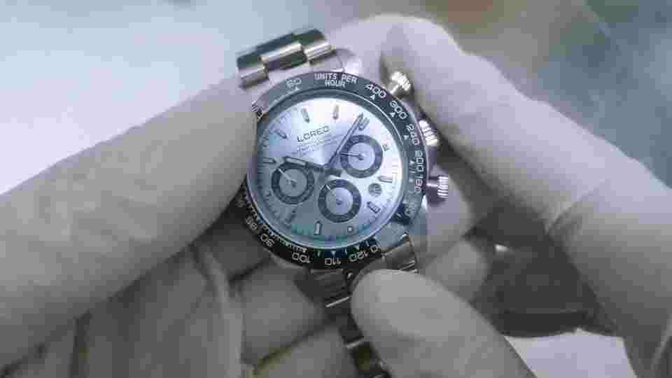 Men's Automatic Mechanical Watch 200M Waterproof Sapphire Ceramic Rotating Bezel
