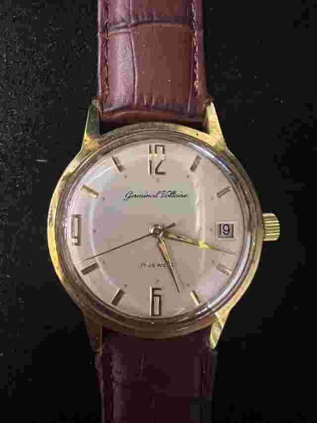 Vintage Germinal Voltaire 17J Swiss Gold Dress Watch – Classic Elegance