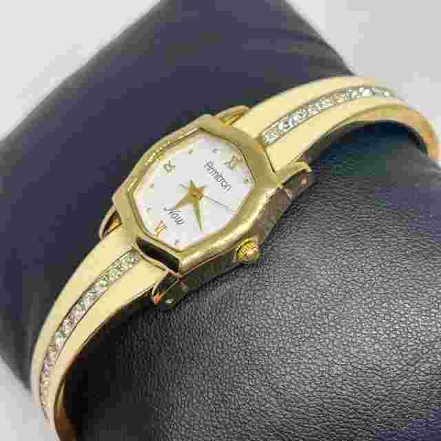 Armitron Now Two Tone Crystal St. Steel Women’s Fashion Watch New Battery