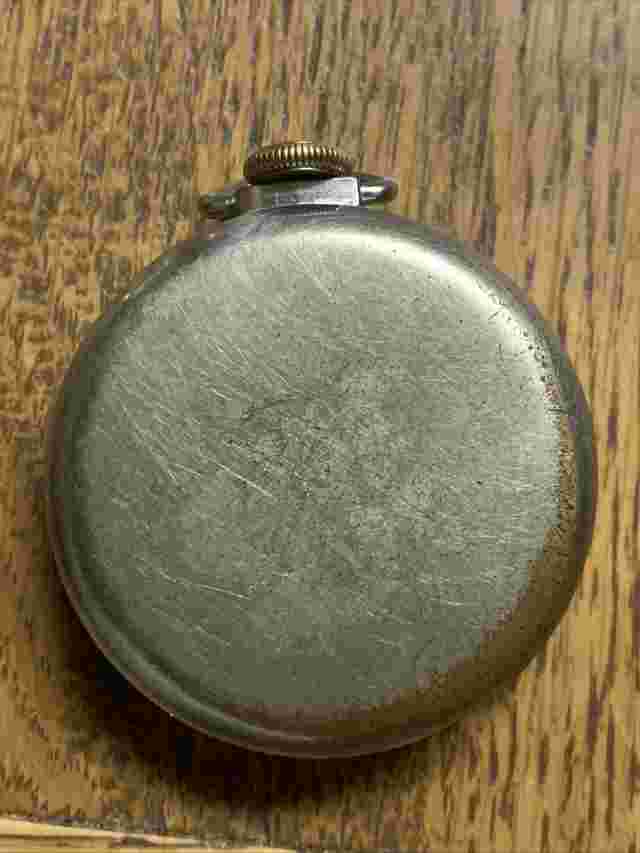 SENTINEL CLICK POCKET WATCH - RUNNING - PARTS OR REPAIR