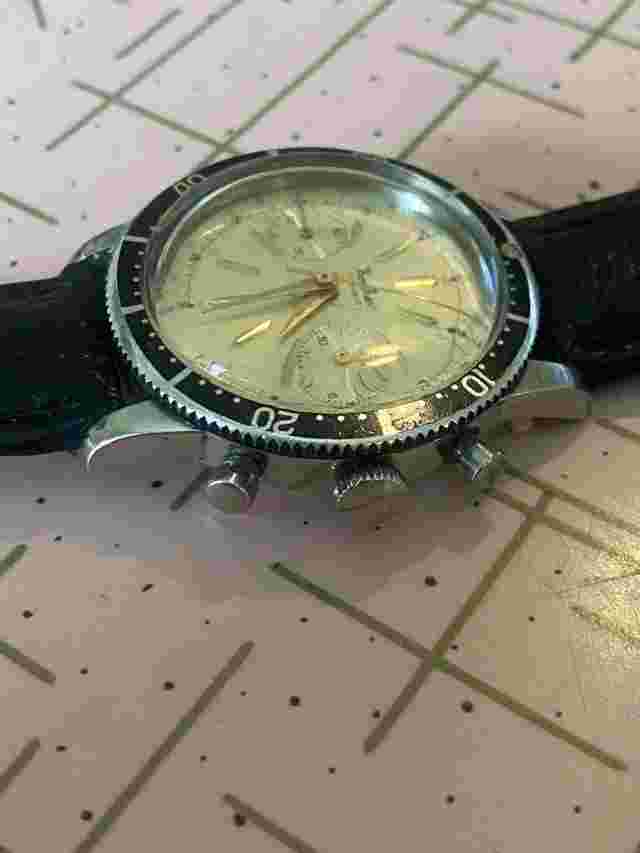 Vintage Hanhart chronograph 17 Jewel manual wind needs some TLC. Unqiue RARE