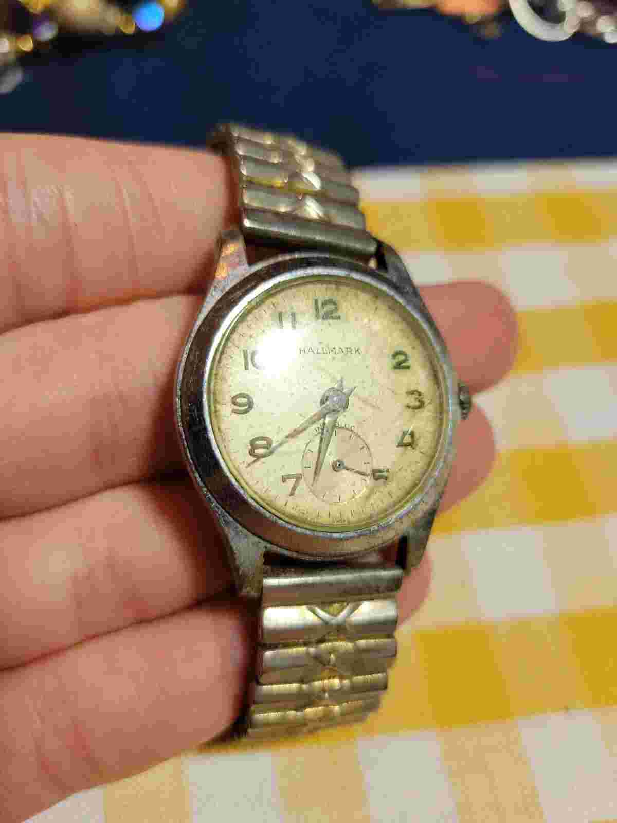 Vintage Halmark Incabloc Watch As Is