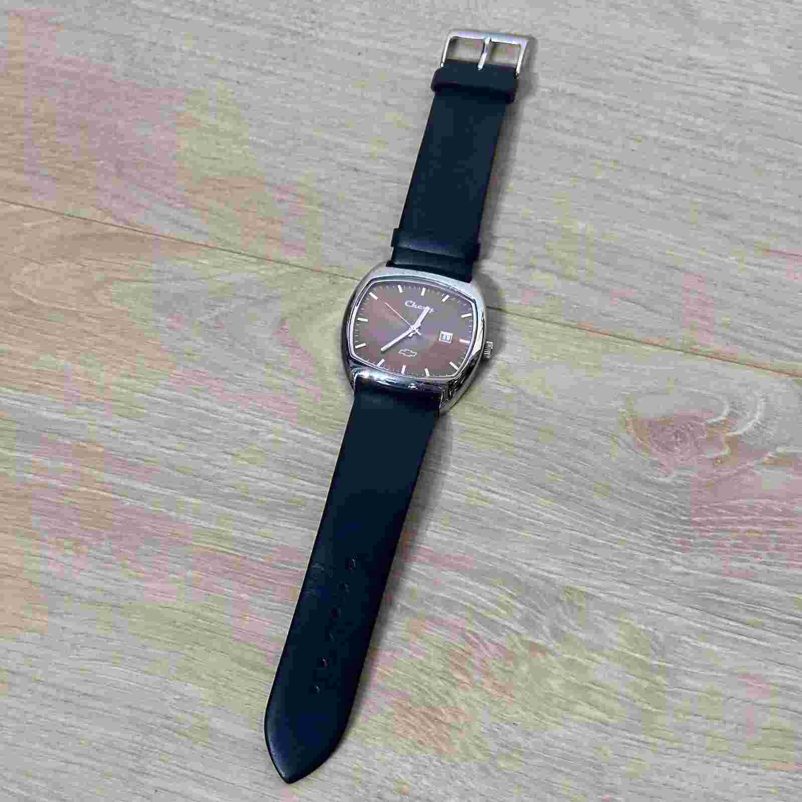 Chevrolet Chevy CH0060 Brown Dial Quartz Date Watch - Working | New Battery