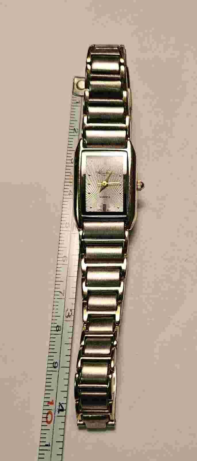 Kathie Lee Ladies Quartz Wristwatch - Silver & Gold Tones