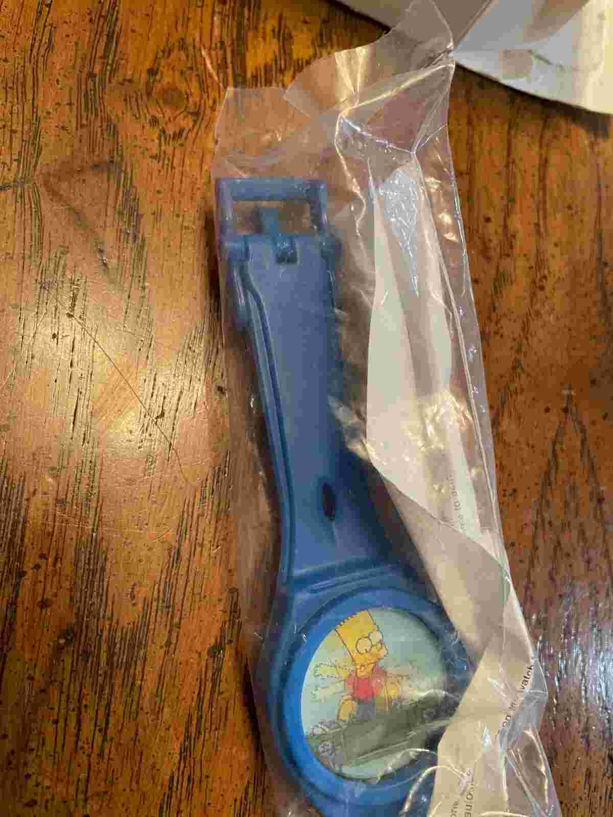 Bart Simpson 2002 Kellogg Wrist Watch  Skateboarding  Vtg in original pack
