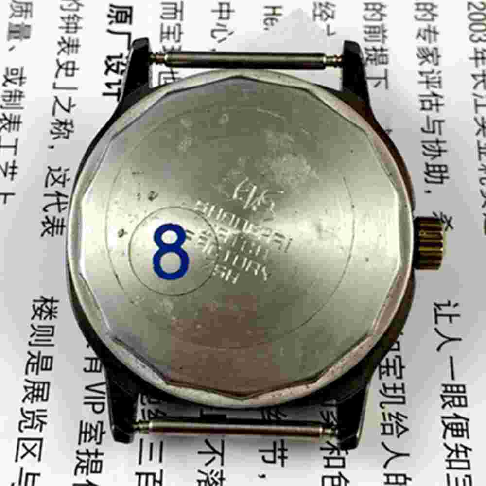 34mm Shanghai Factory Made Manual Mechanical Watch Black 19 Jews Shock-Resistant