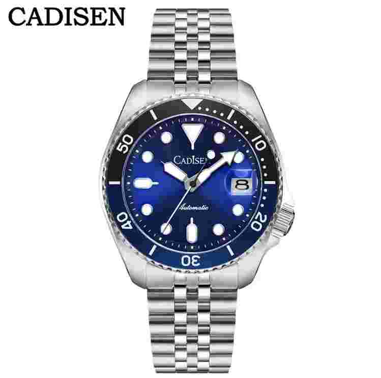 CADISEN C8220 SPORTS ORANGE SEIKO NH35 ALL STEEL WATCH SAPPHIRE BGW9 200m