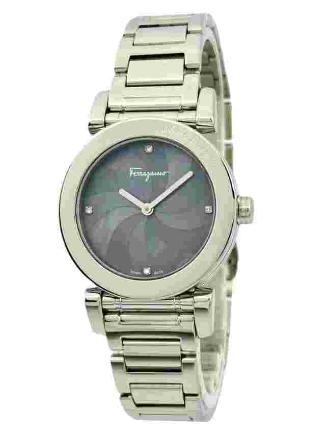 Salvatore Ferragamo Women FP1750016 Salvatore Lady Diamond Index MOP Dial Watch