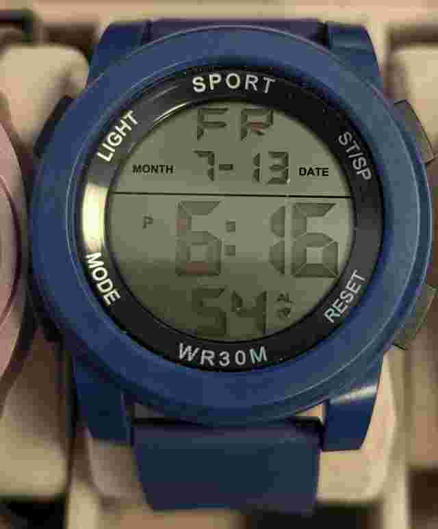 WORKING Lot Of Mens Digital Sport Watches blue black