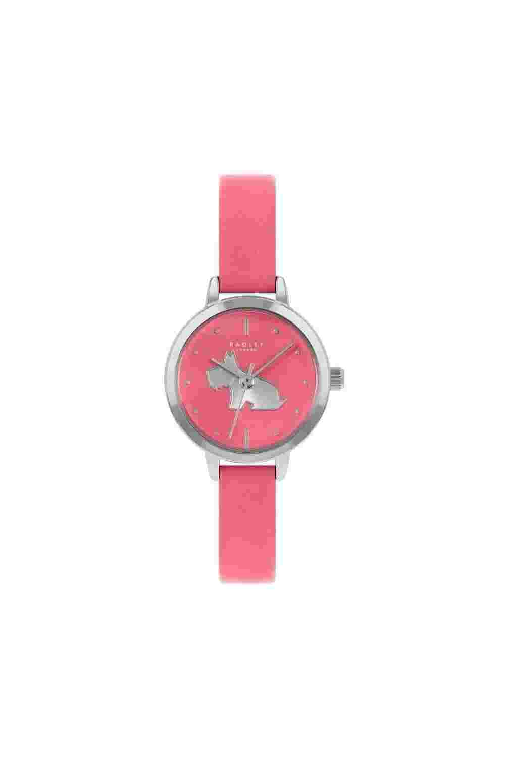 RADLEY LONDON Women’s Analog Quartz Watch with Pink Leather Strap RY21253A