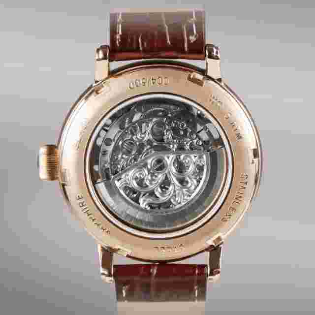 Poljot International Men's Watch Automatic Hermitage Braun/Rose Gold 7500.194